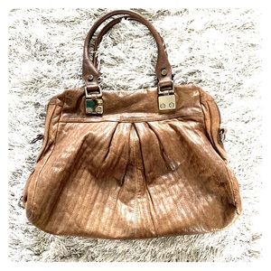 Avalon Purse - Real Leather. Brown.